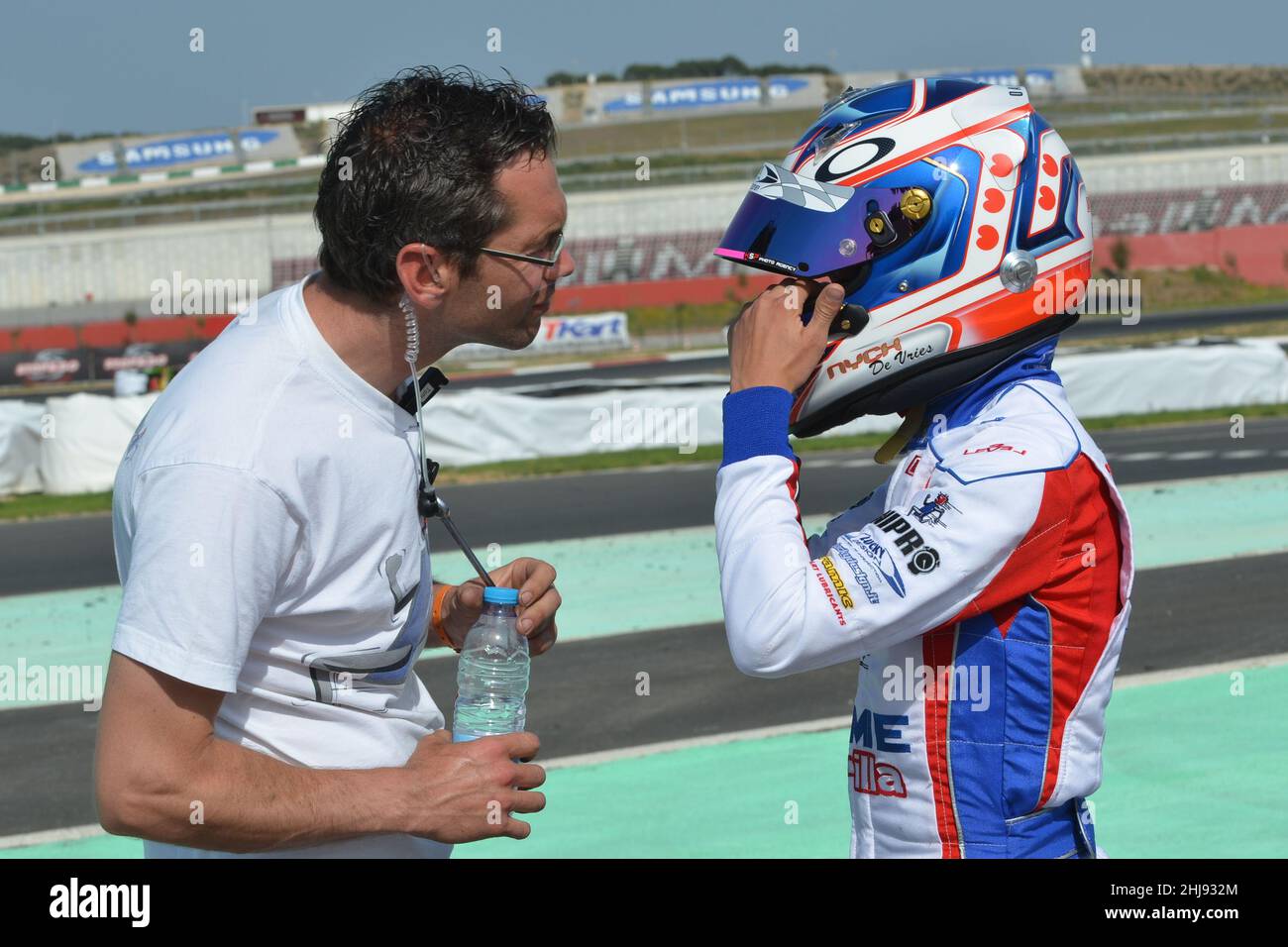 Nyck de Vries der niederländische Rennfahrer, der während seiner Kart-Karriere hier zu sehen ist, ist derzeit Test- und Reservefahrer für das Mercedes-AMG Petronas F1 Team, De Vries gewann die Formel-E-Weltmeisterschaft 2020 und die FIA-Formel-2-Meisterschaft 2019. Sowie die Kart-Weltmeisterschaften 2010 und 2011. Stockfoto