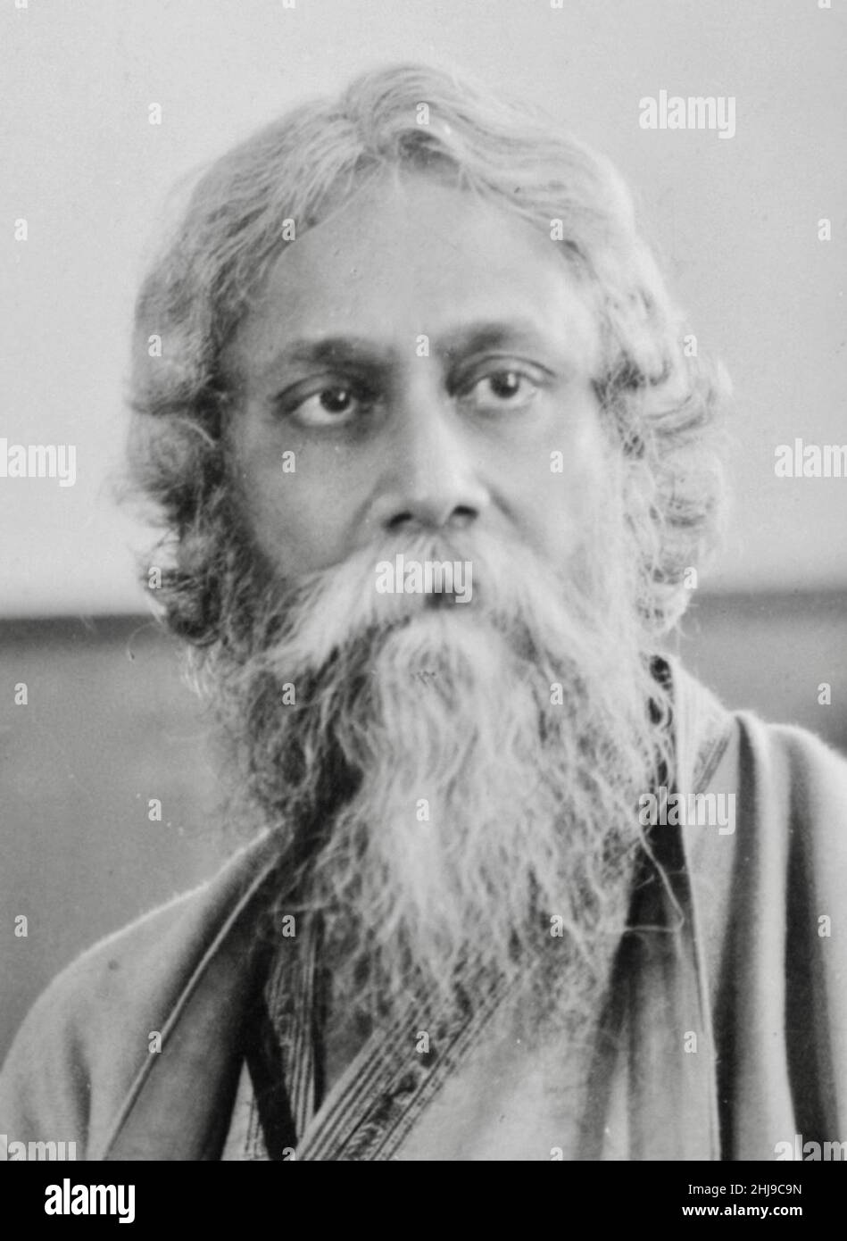 Rabindranath Tagore - 1916 Stockfoto