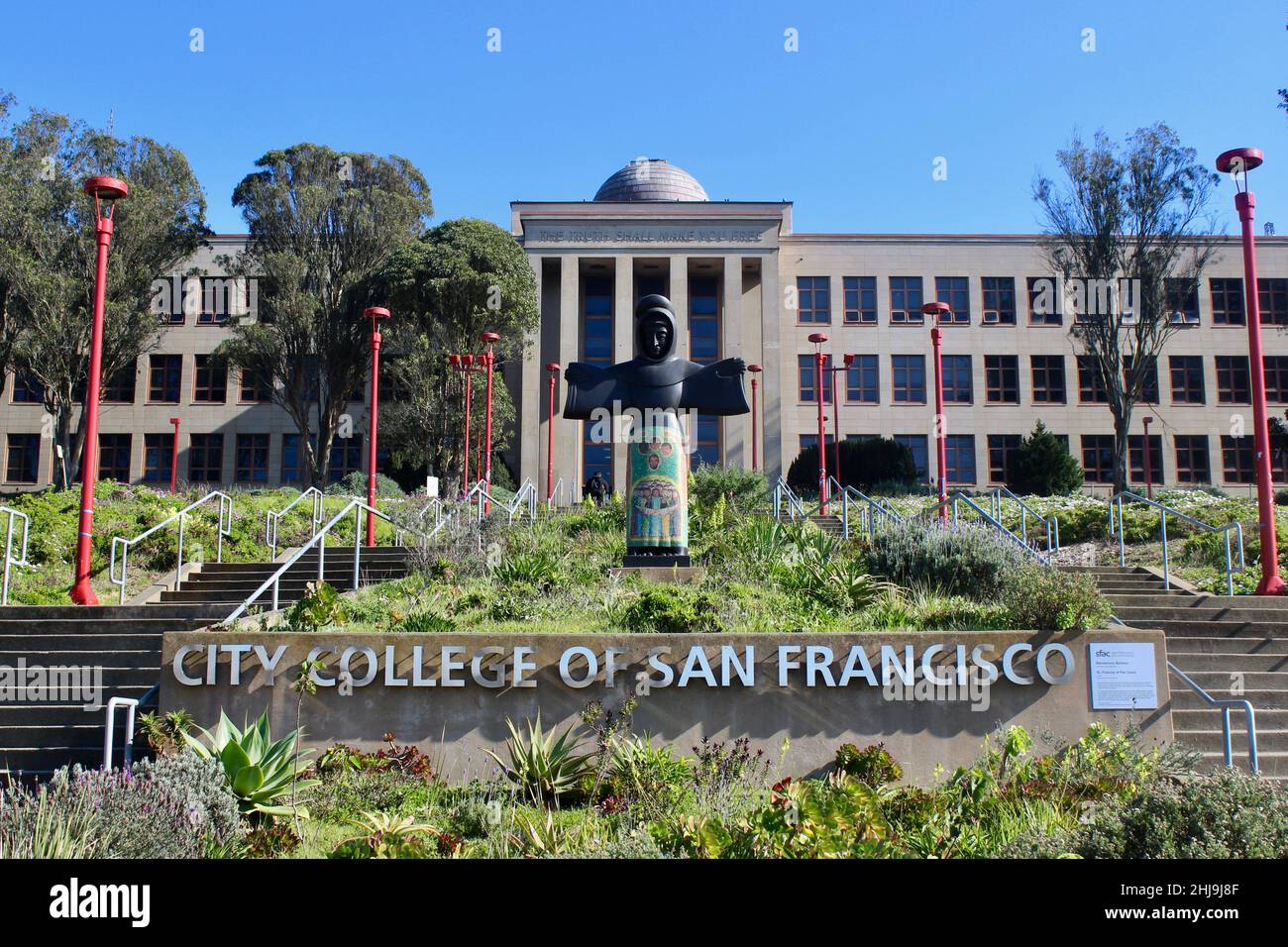 Science Hall, City College of San Francisco, San Francisco, Kalifornien Stockfoto