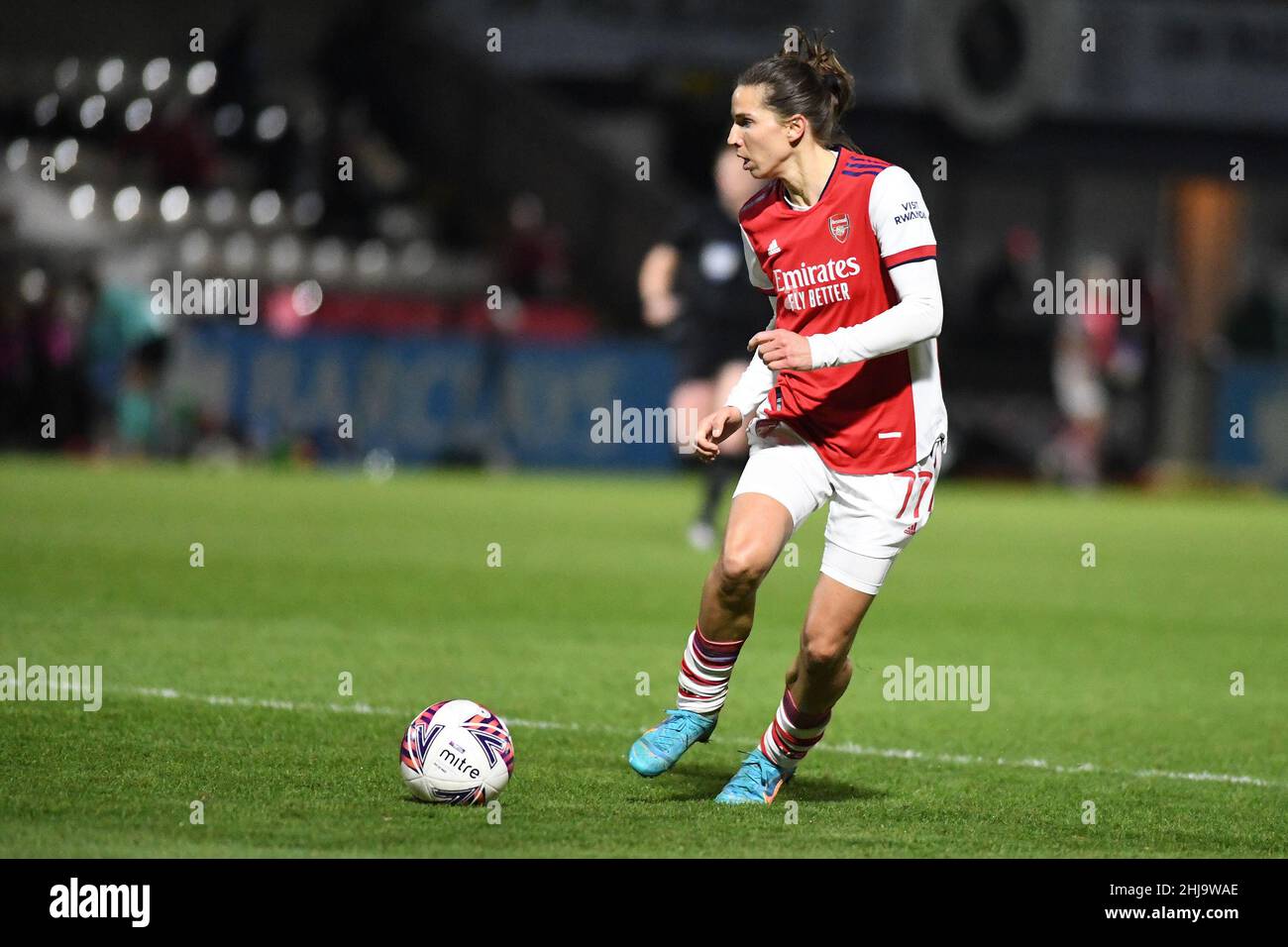 Borehamwood Tobin Heath 977 Arsenal) während des FA Womens Super League Spiels zwischen Arsenal und Brighton und Hove Albion - im Meadow Park Stadium - Borehamwood, England Kevin Hodgson /SPP Credit: SPP Sport Press Photo. /Alamy Live News Stockfoto