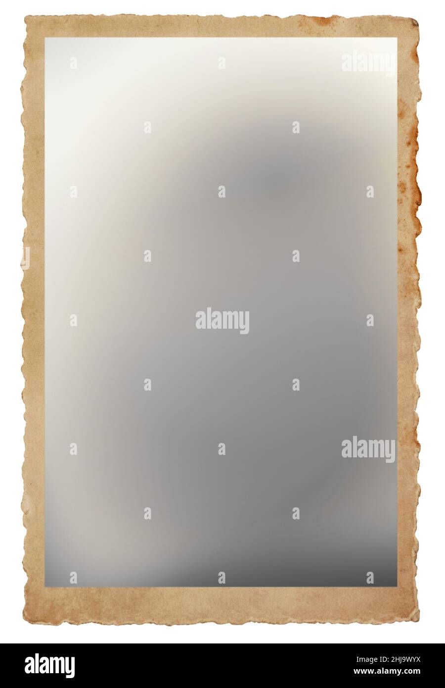 Fotorahmen im Retro-Stil. Grungy Vintage Papier Hintergrund Stockfoto