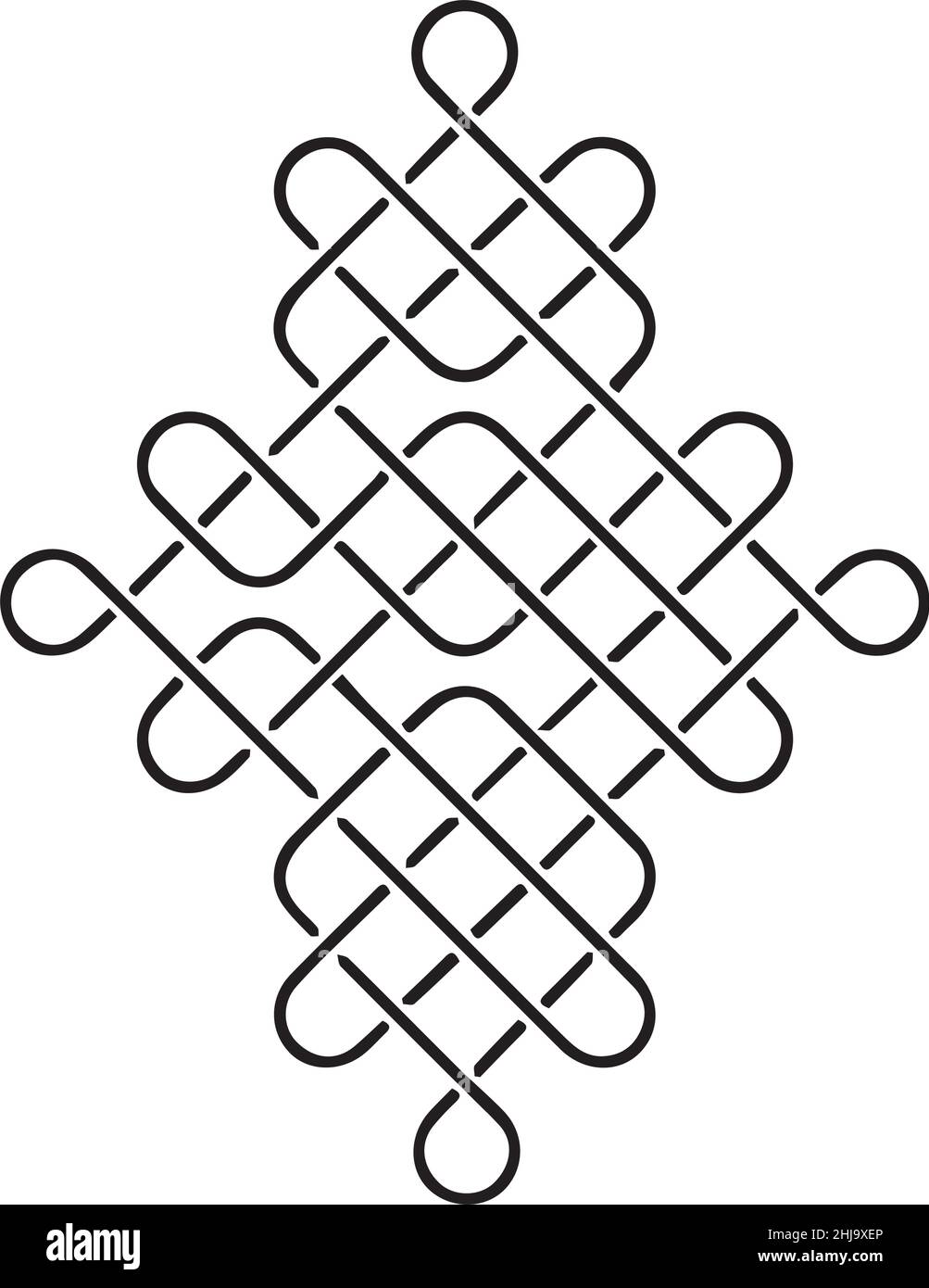 keltische Knoten-Muster Stock Vektor