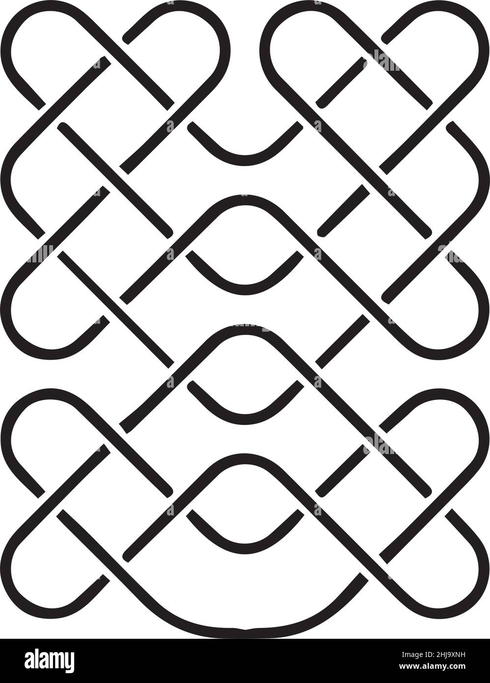 keltische Knoten-Muster Stock Vektor