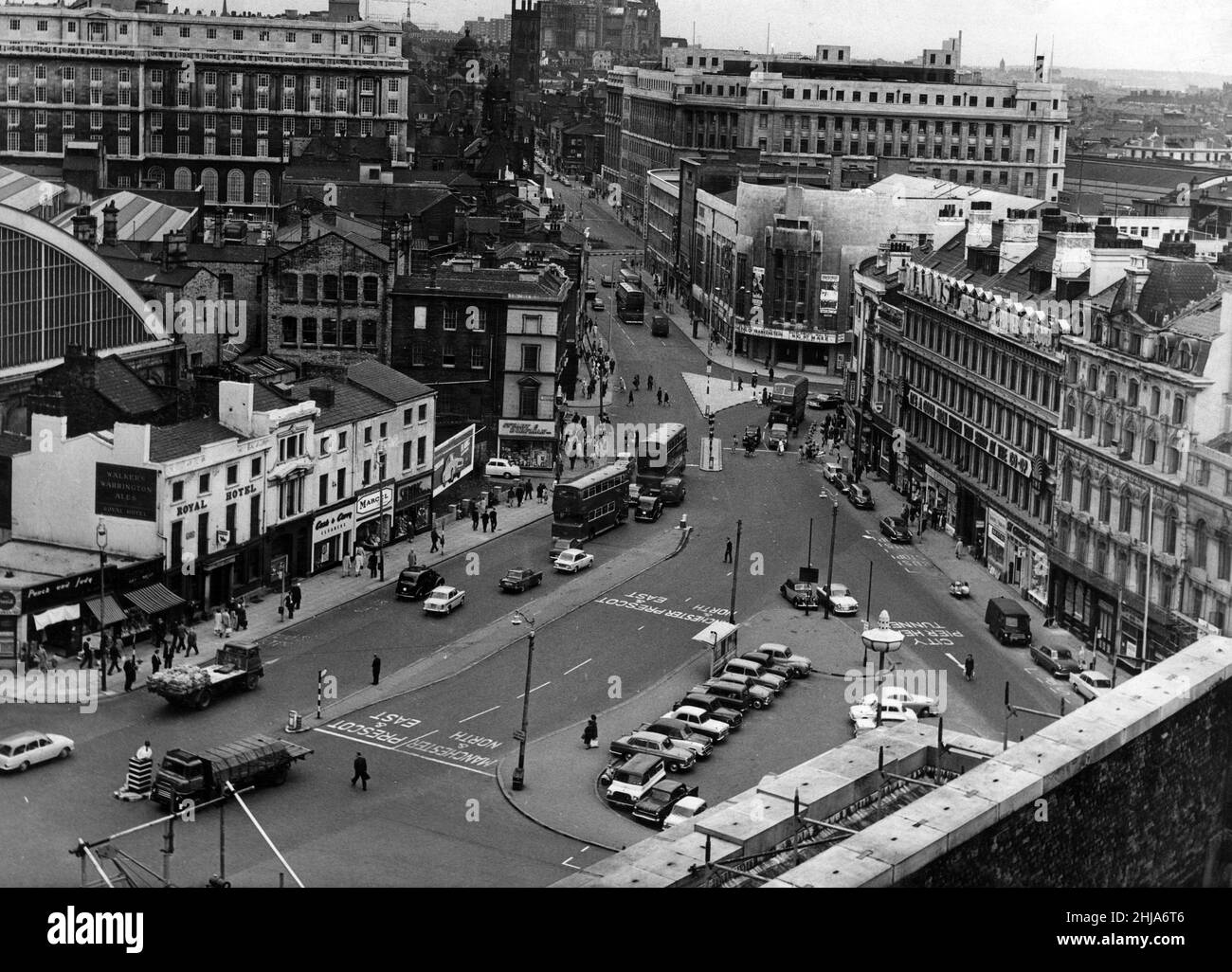 Lord Street, Liverpool. 19th. Juni 1964. Stockfoto