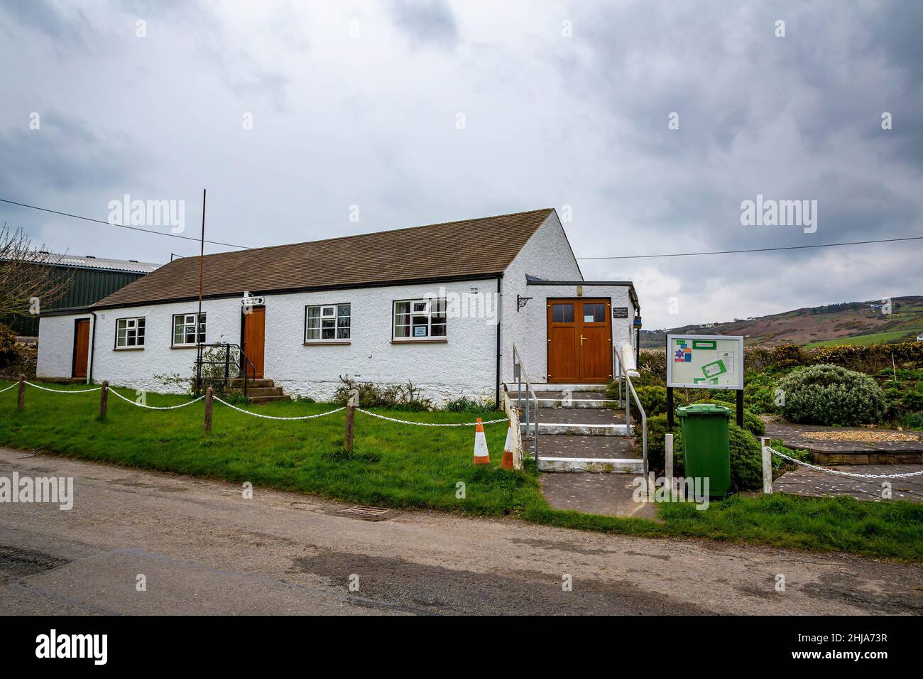 Llaneilian Womens Institute Hall, Anglesey, Amlwch, Nordwales Stockfoto