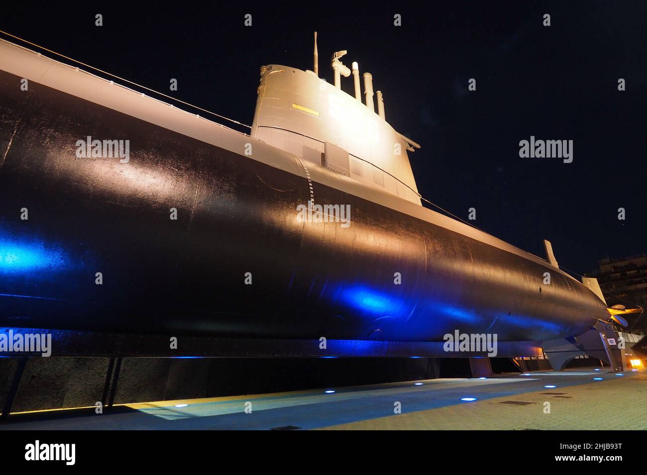 Das italienische U-Boot Toti wurde im Scienze Museum Mailand, Lombardei, Italien ausgestellt Stockfoto