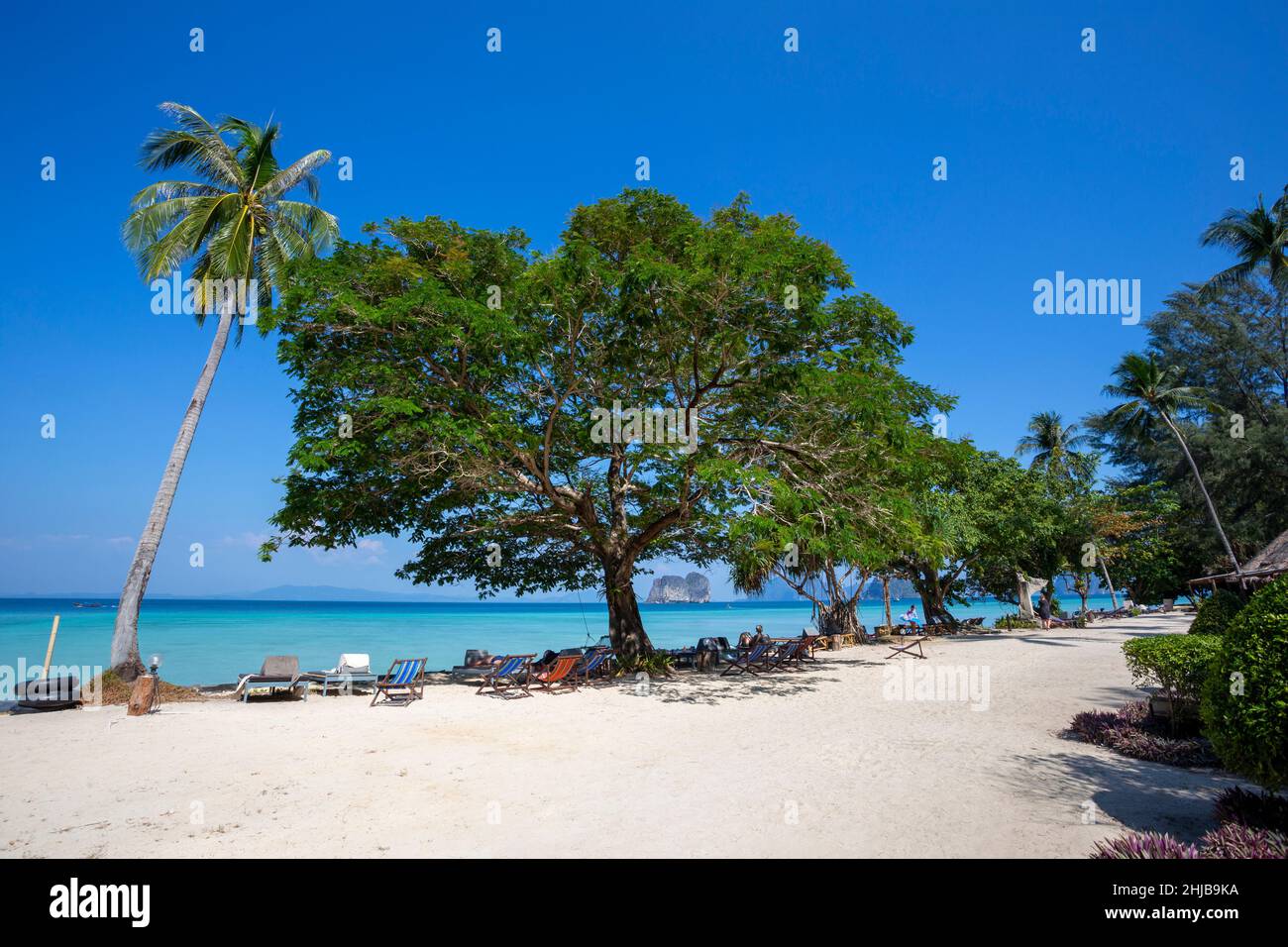 Wunderschöne Strände auf Koh Ngai, südlich der Andaman Küste, Provinz Krabi, Thailand. Stockfoto