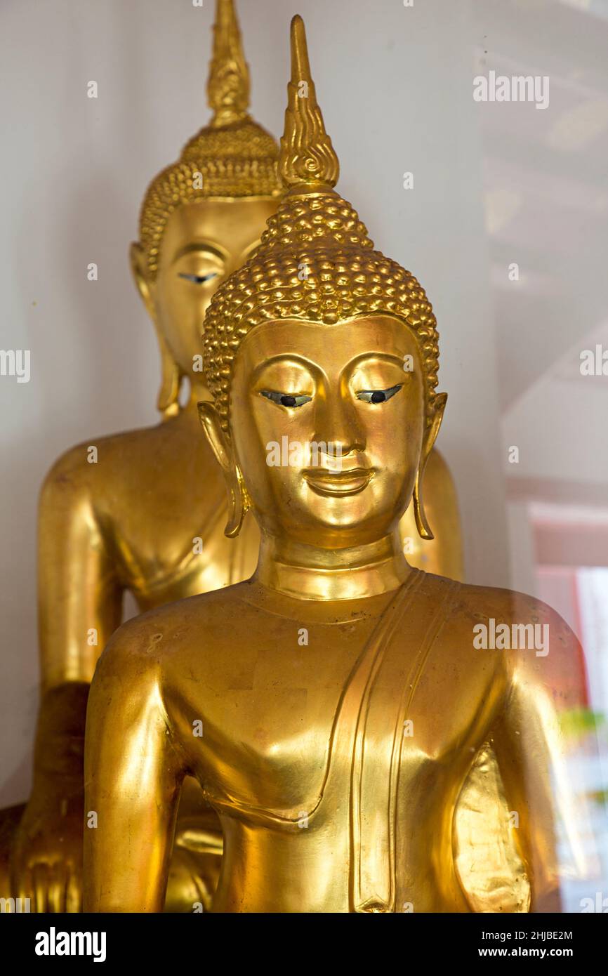 Buddhas, Wat Tempel, Bangkok, Thailand Stockfoto