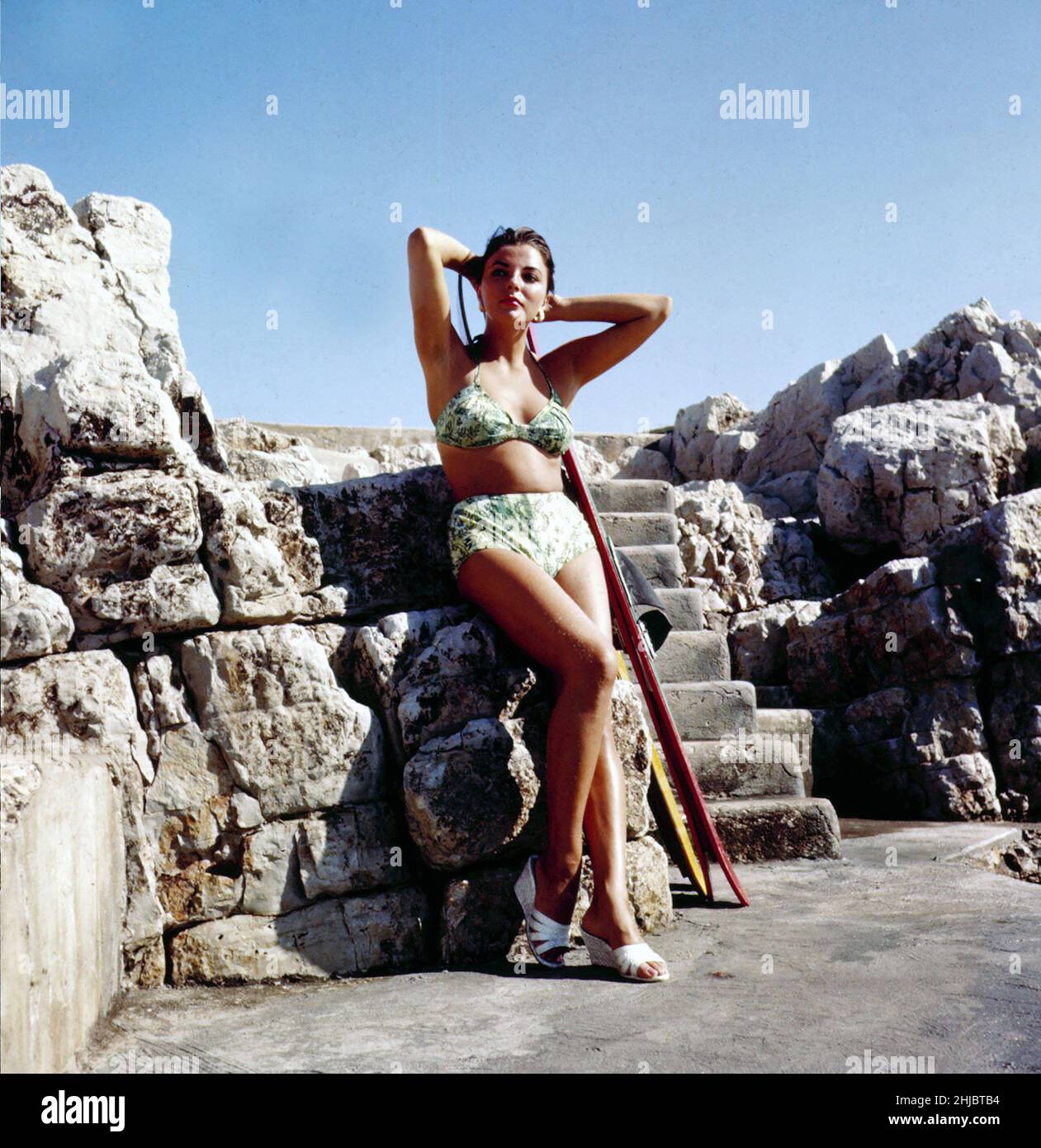 Joan Collins Ca 1963 Stockfoto