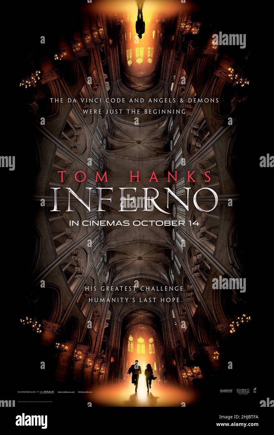Inferno Jahr : 2016 USA Regie : Ron Howard Amerikanisches Plakat Stockfoto
