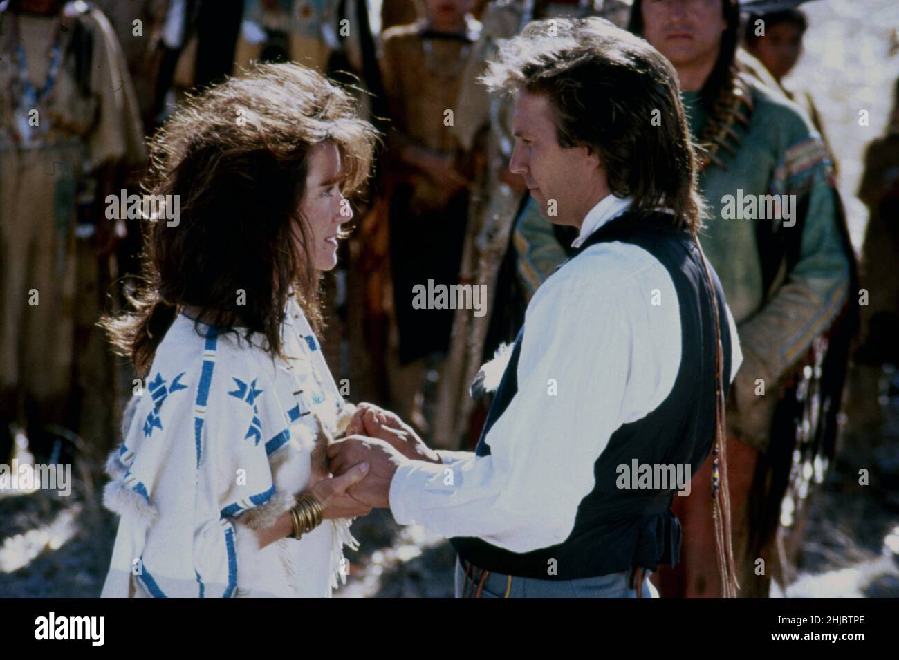 Tänze mit Wölfen Jahr : 1990 USA Regie : Kevin Costner Mary McDonnell, Kevin Costner Stockfoto