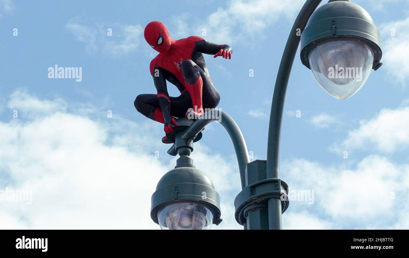 Spider-man: No Way Home Jahr : 2021 USA Regie : Jon Watts Tom Holland Stockfoto