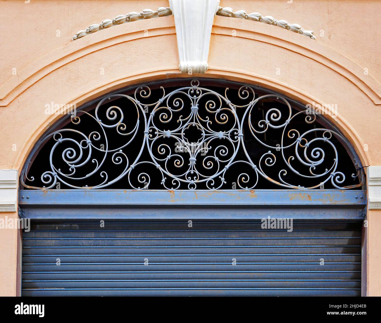 Dekoratives Schutzgitter, Rio de Janeiro Stockfoto