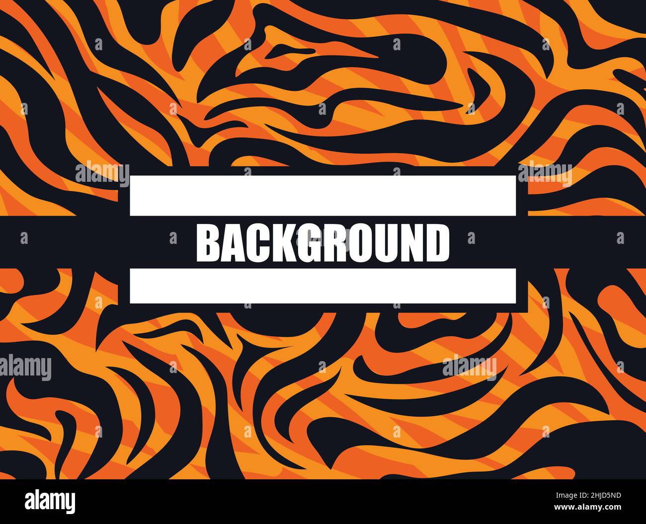 Tiger Fell print Stock Vektor