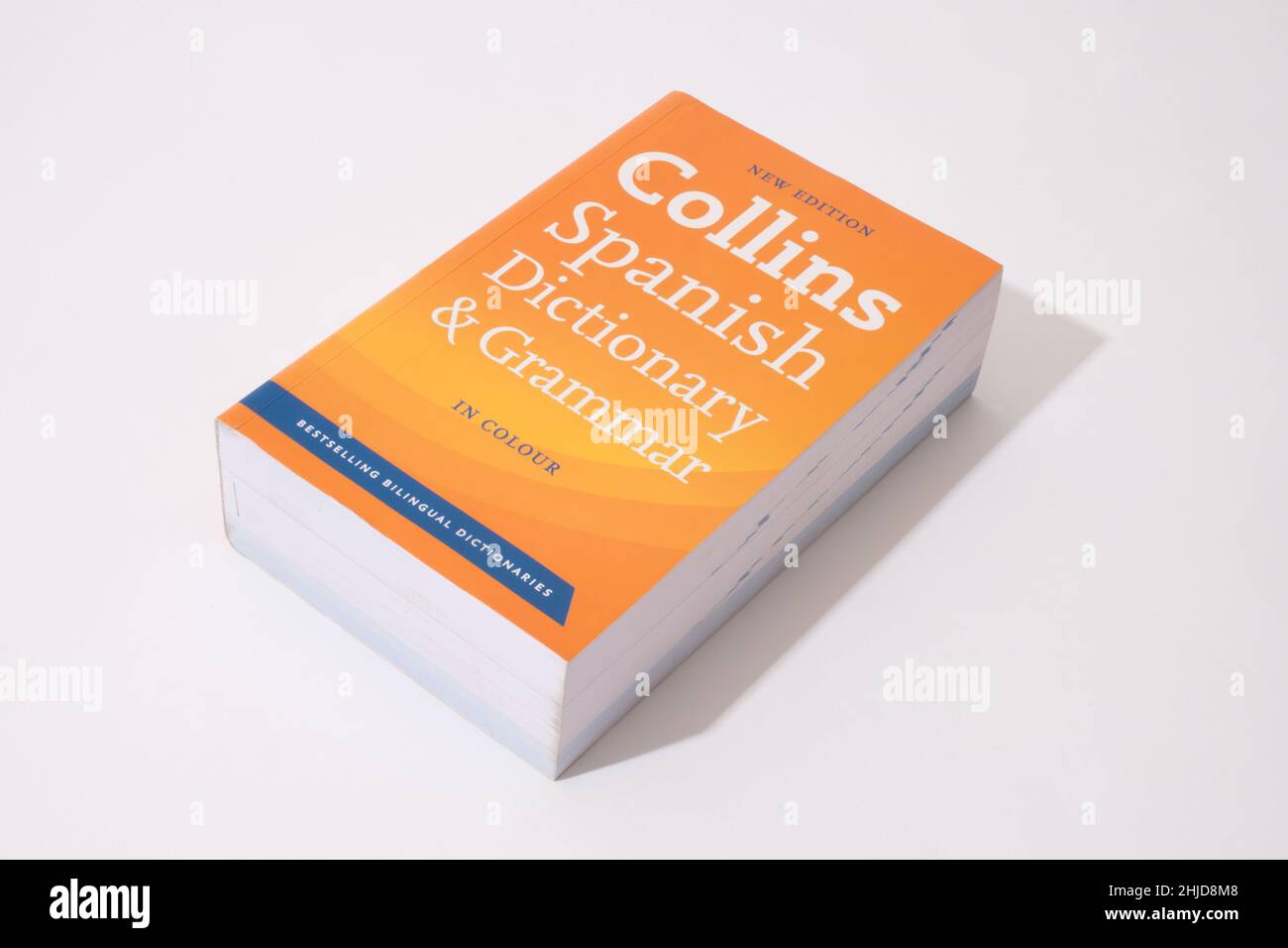 Ein Collins Spanisches Wörterbuch und Grammatik Stockfoto