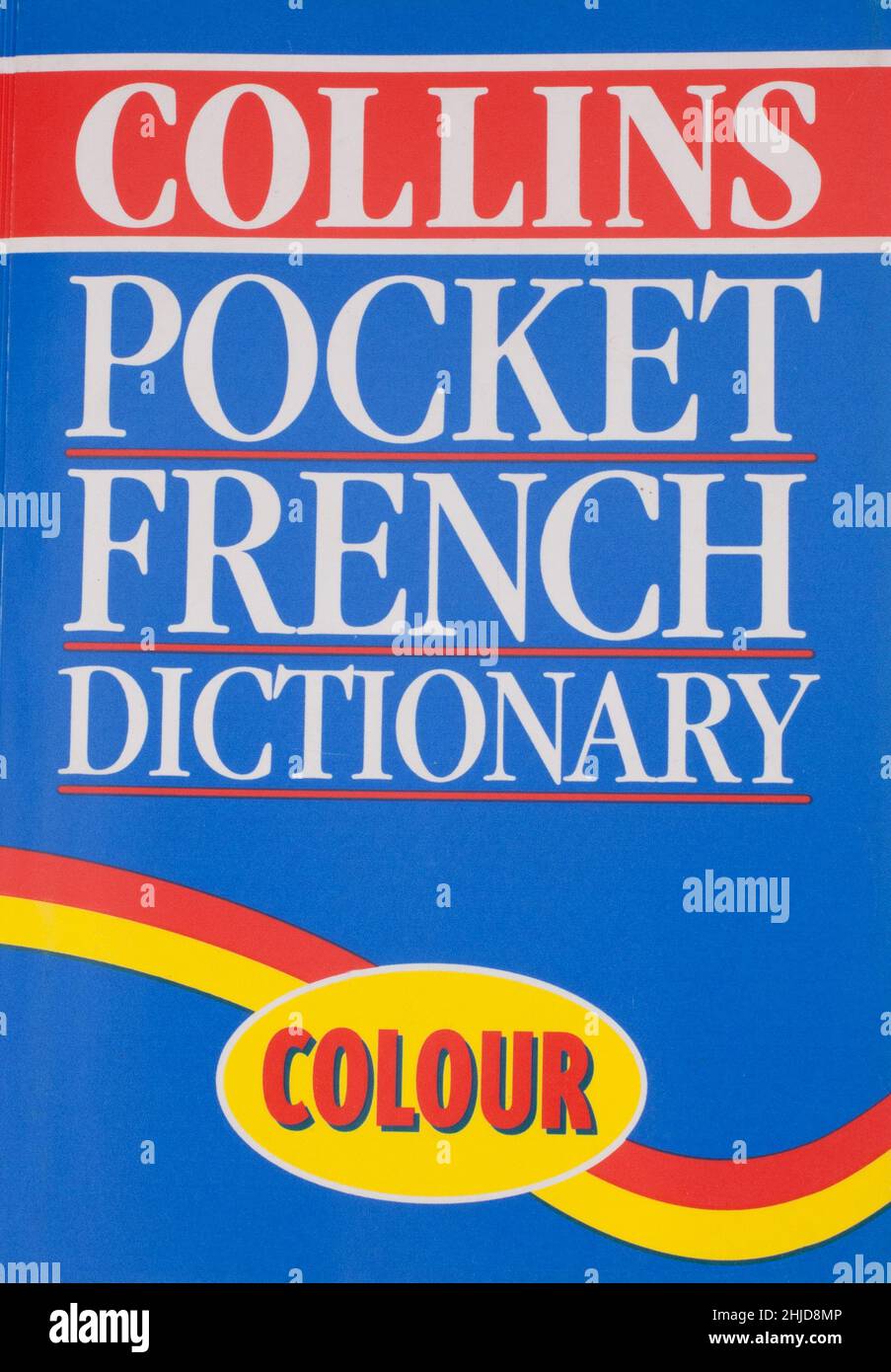 Ein Collins Pocket French Dictionary Stockfoto