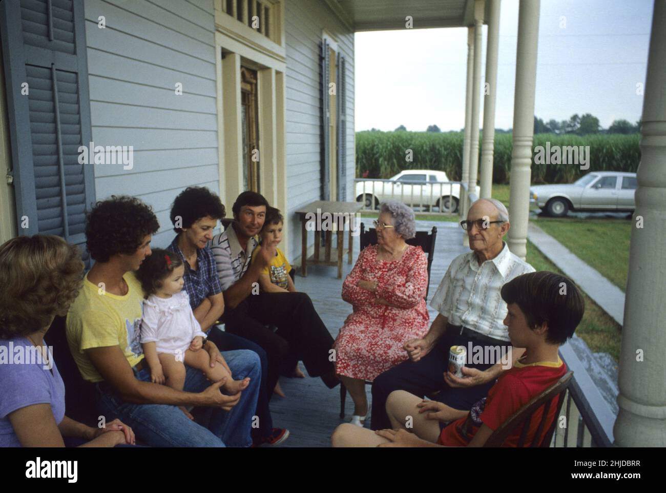 christian Familie usa lafayette louisiane-cajuns Stockfoto