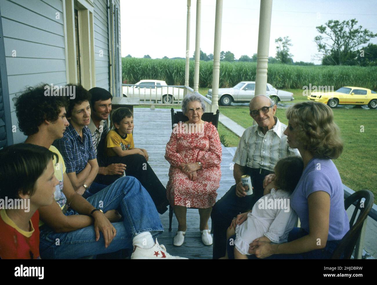 christian Familie usa lafayette louisiane-cajuns Stockfoto