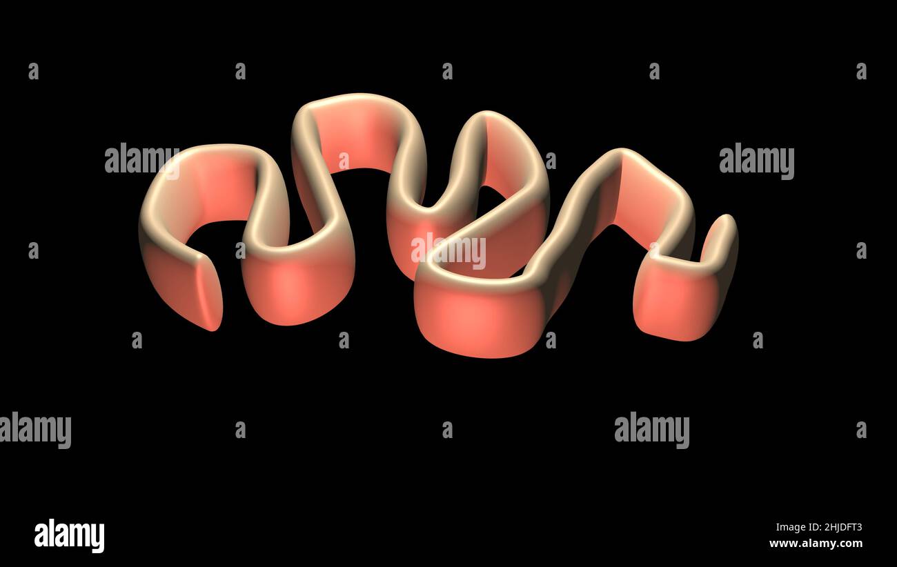 Zellteilung . Mitochondrien-Spaltung, DNA-Replikation. 3D Darstellung rendern Stockfoto