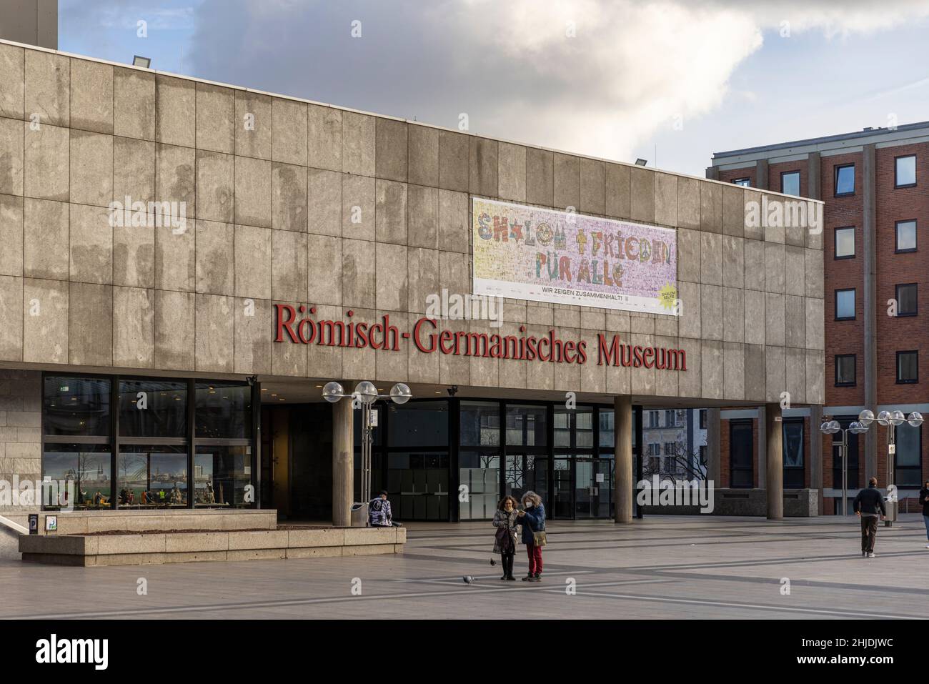 Römisch-Germanisches Museum in Köln an einem hellen Wintertag Stockfoto