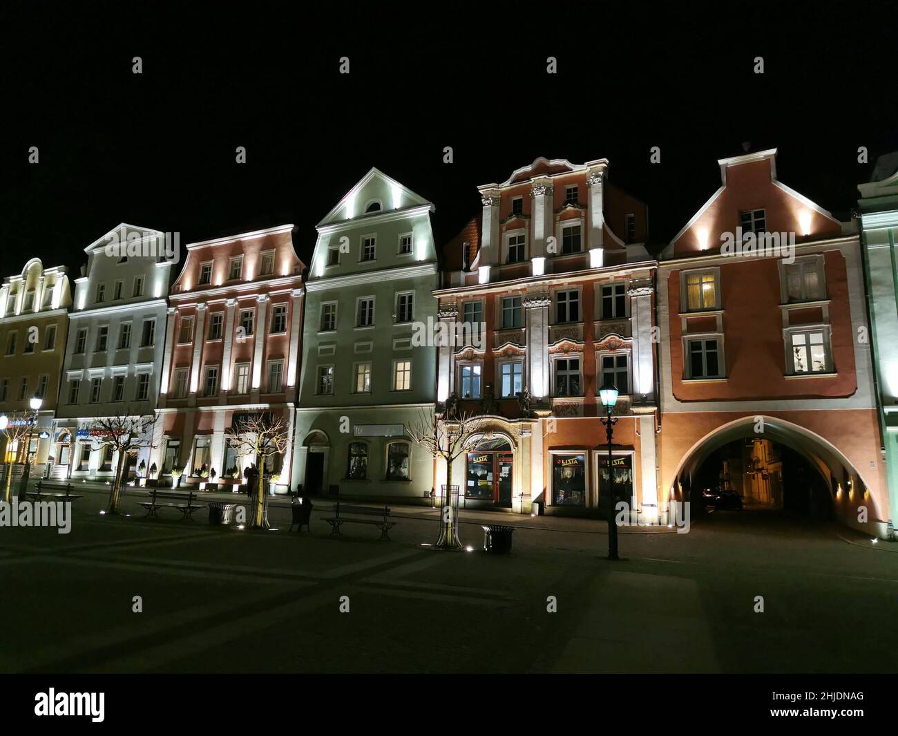 Bolesławiec, deutsch Bunzlau, schlesisch Bunzel, ist eine Stadt im Powiat Bolesławiecki in der Woiwodschaft Niederschlesien in Polen.28.01.2022 Stockfoto