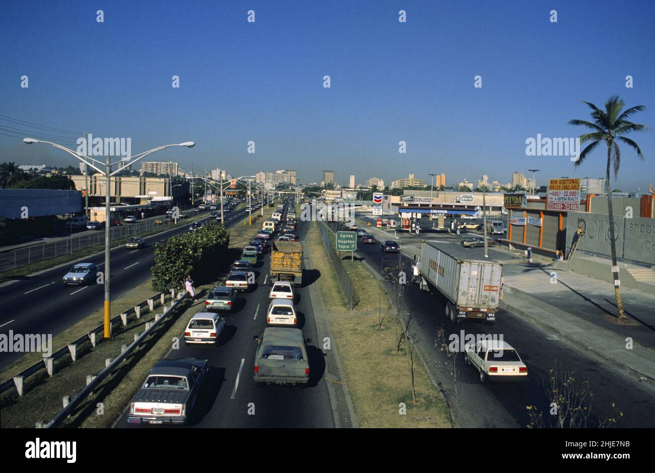 vereinigte staaten porto rico puerto rico san juan Autobahn Stockfoto