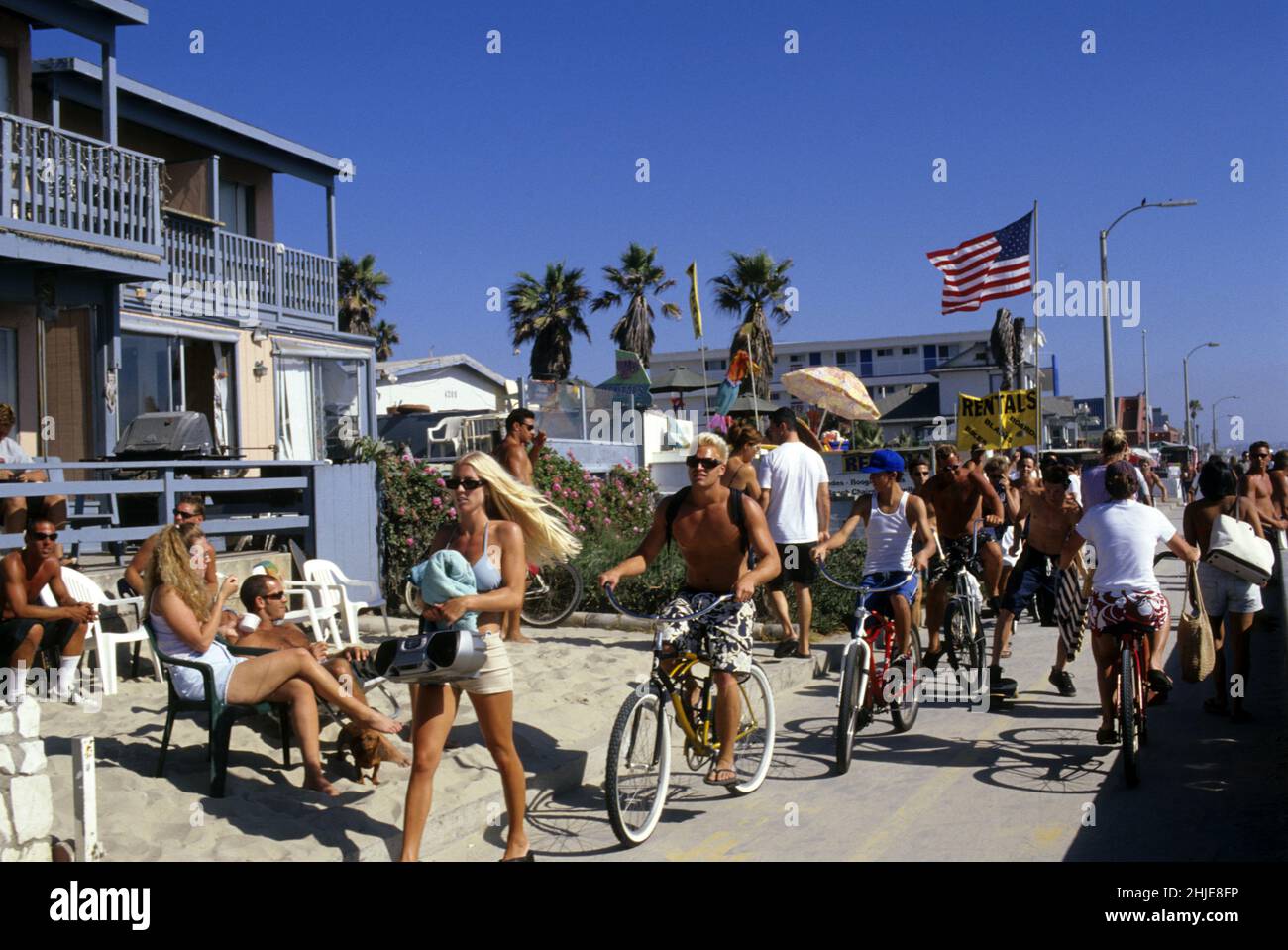 usa californie san diego Mission Beach Stockfoto