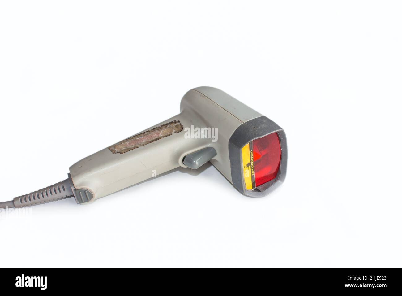 Barcode-Laserscanner Stockfoto