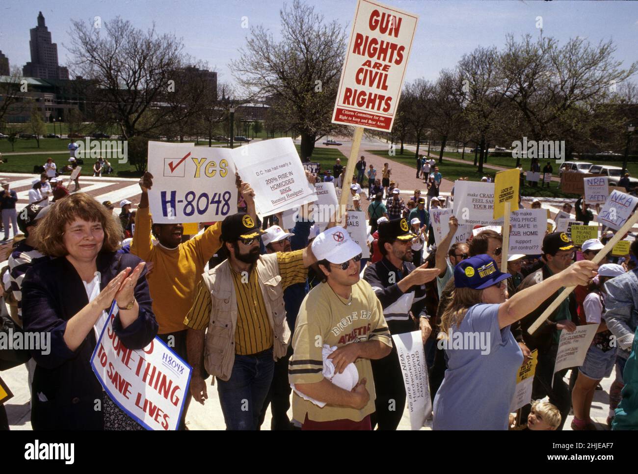 usa rhode Island Vorsehung Union pro Waffe Rechte nra Stockfoto