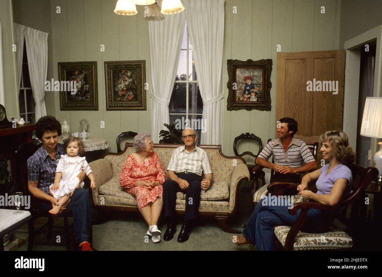 christian Familie usa lafayette Louisiana Stockfoto