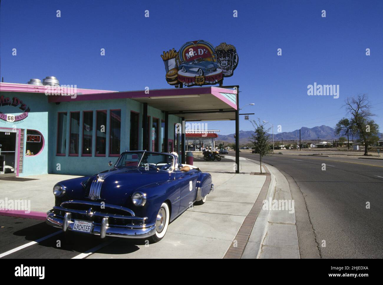 usa Route 66 Kingman arizona Diner Oldtimer Stockfotografie - Alamy