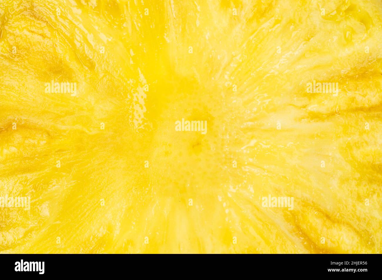 Ananas Ananas Obst Hintergrund von oben frisch essen Stockfoto