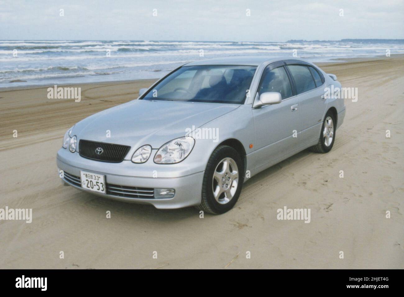 Toyota Car Aristo. Gescannte Kopie des Archivfotos Stockfoto