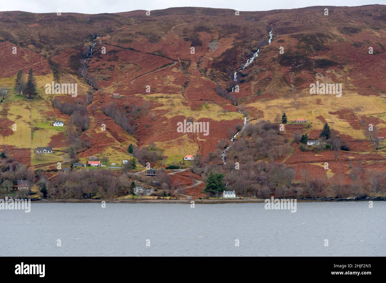 Rhiroy, Ullapool, Schottland, Vereinigtes Königreich Stockfoto