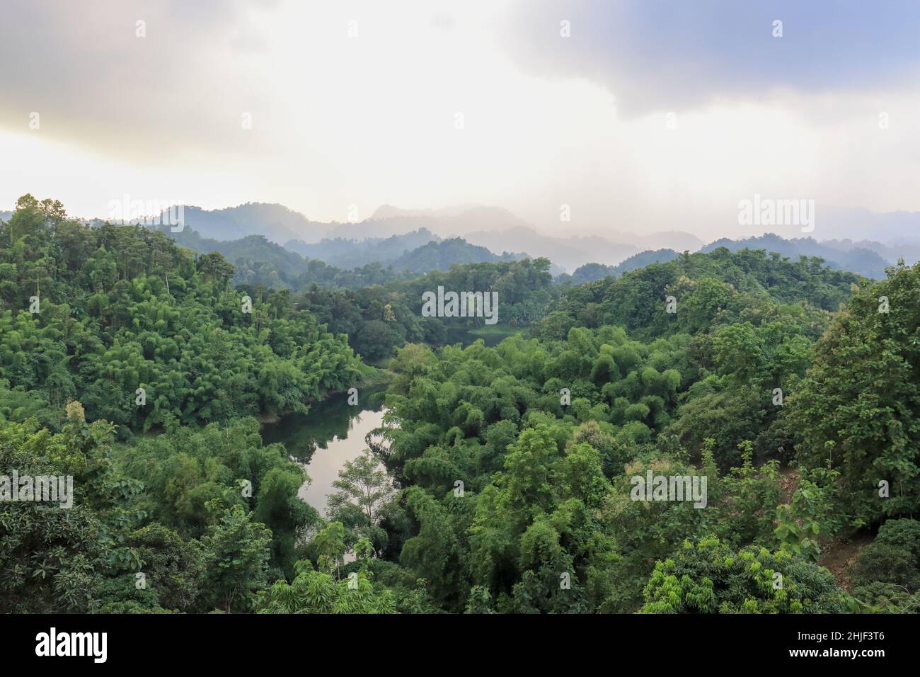 Die Schönheit der Natur. Kaptai, Chittagong, Bangladesch. Stockfoto