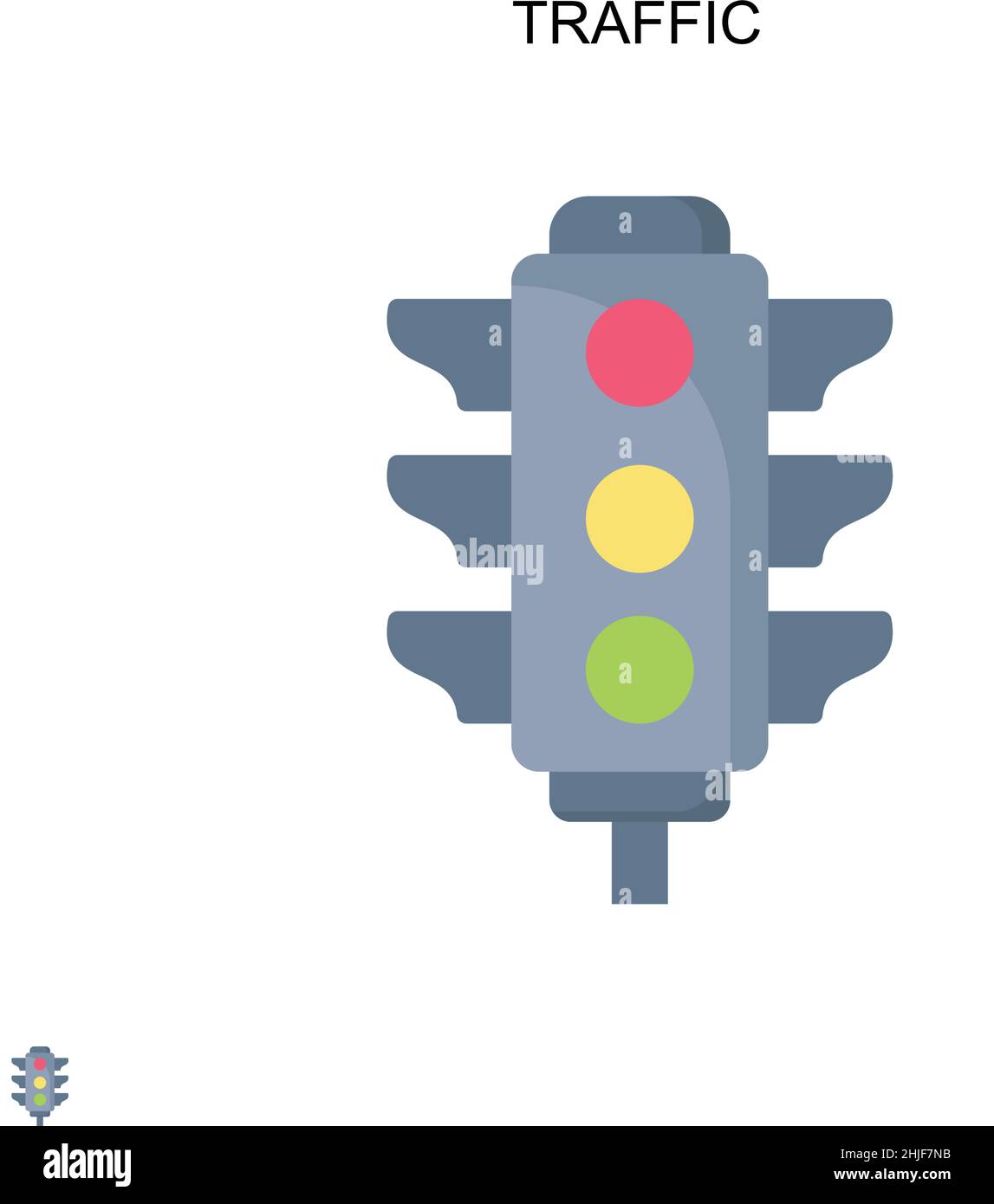 Einfaches Vektorsymbol für den Datenverkehr. Illustration Symbol Design-Vorlage für Web mobile UI-Element. Stock Vektor