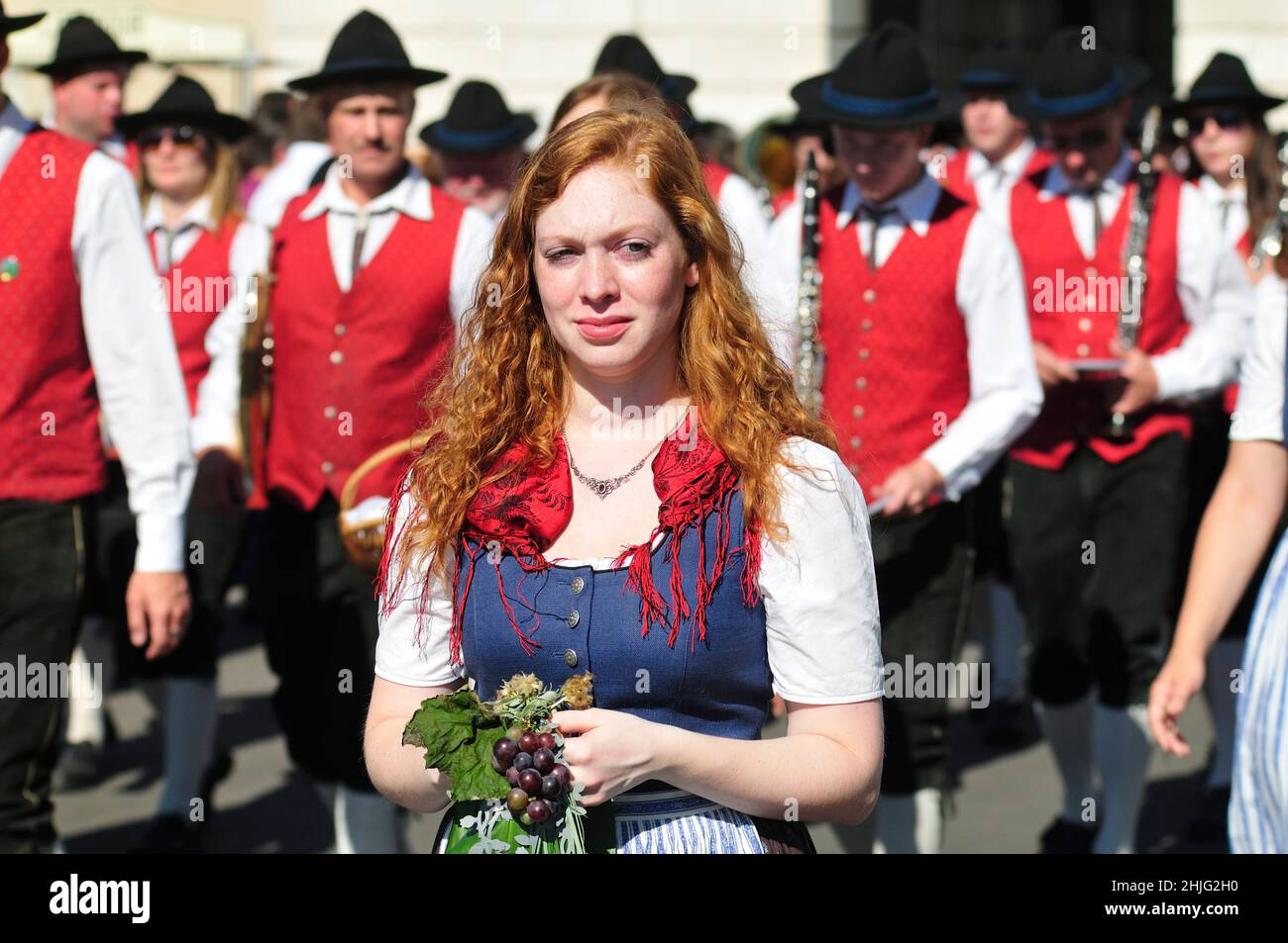 Wien, Österreich. 09. September 2012. Erntefest 2012 in Wien am Heldenplatz Stockfoto