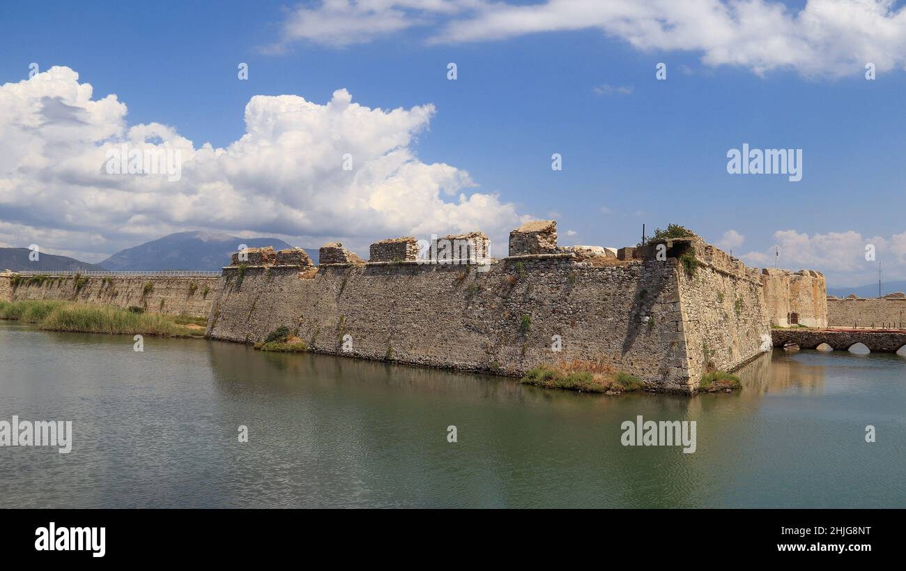 Schloss von Rio in Achaia, Griechenland Stockfoto