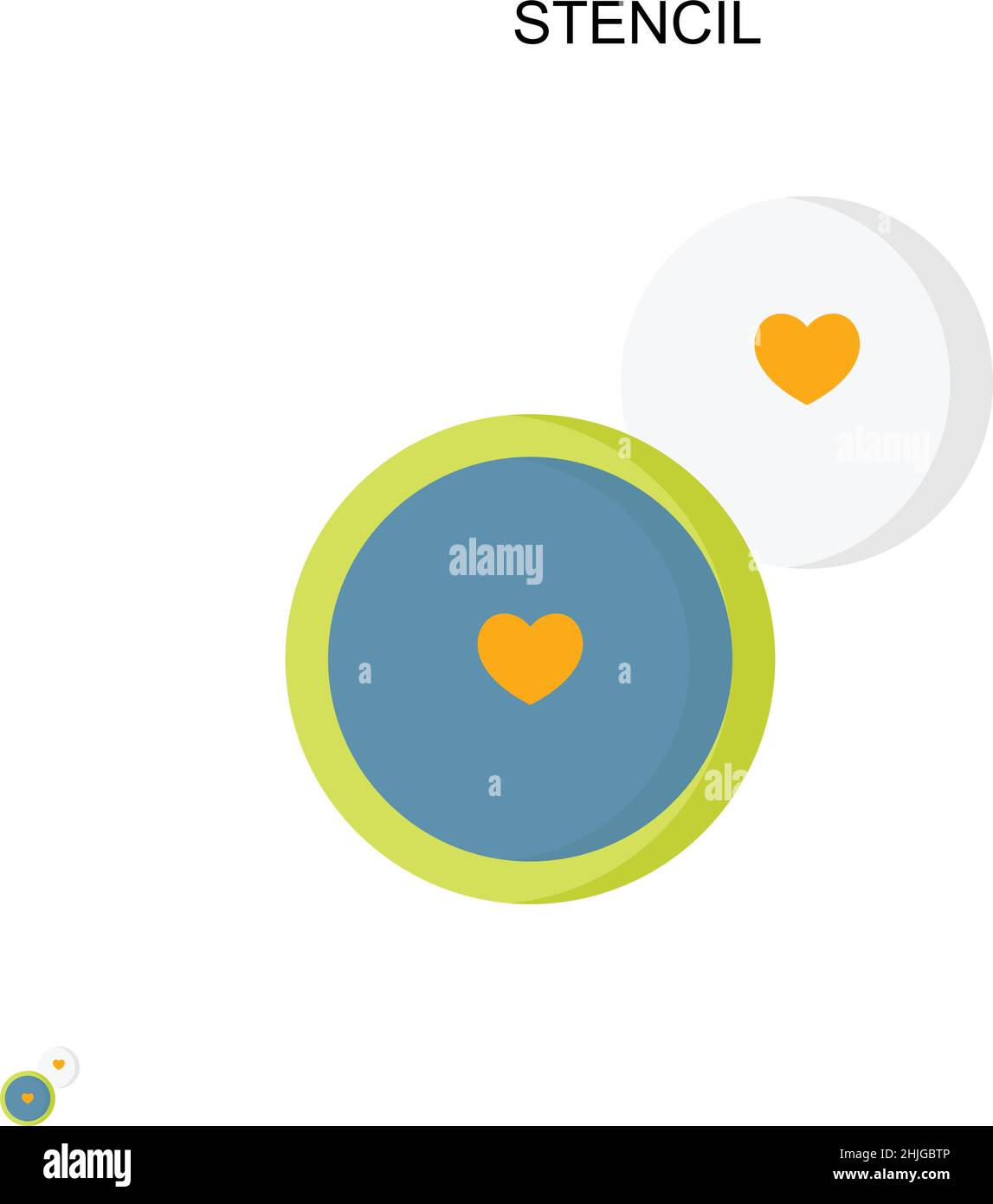 Einfaches Vektor-Symbol der Schablone. Illustration Symbol Design-Vorlage für Web mobile UI-Element. Stock Vektor