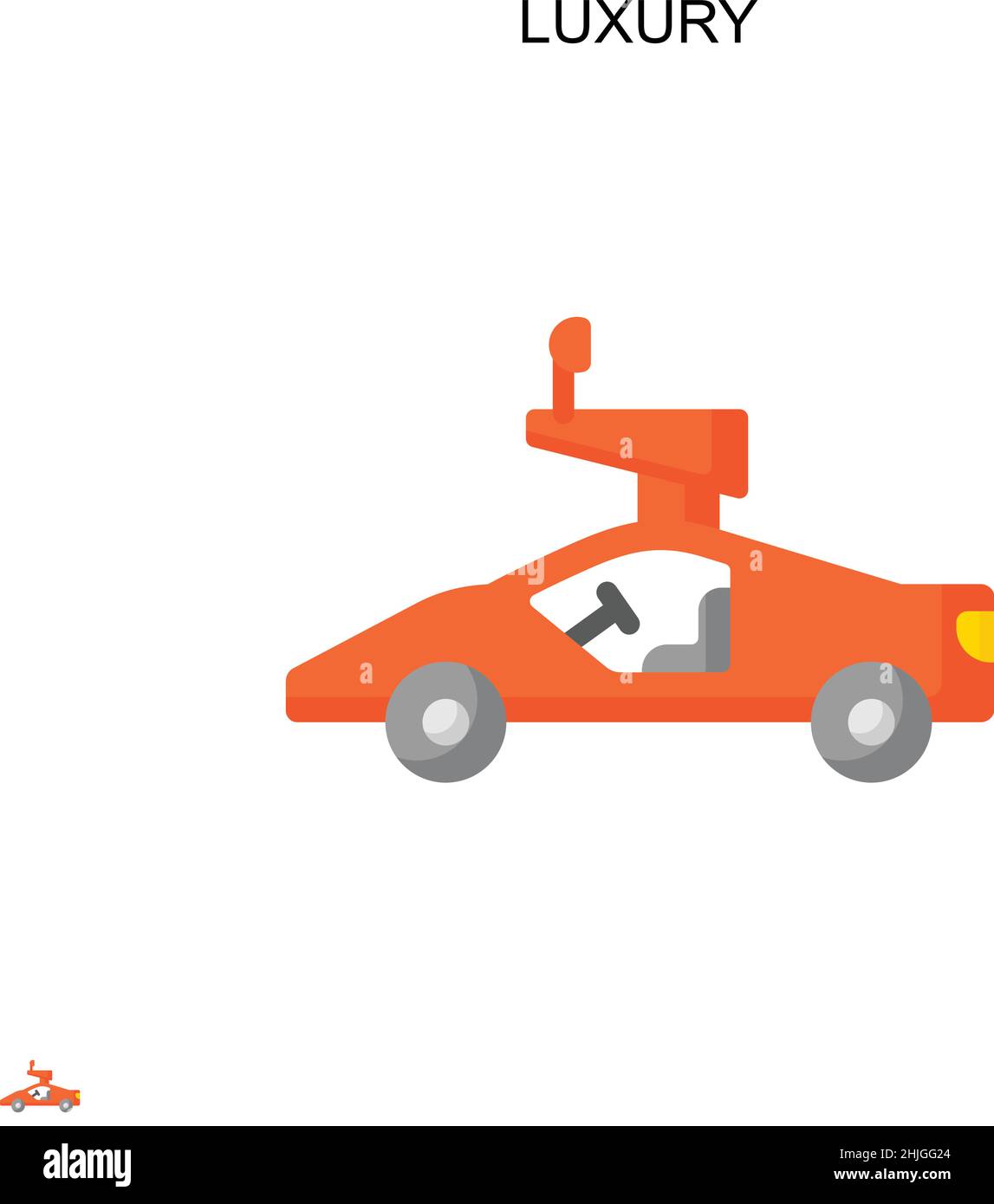 Einfaches Vektor-Symbol für Luxus. Illustration Symbol Design-Vorlage für Web mobile UI-Element. Stock Vektor