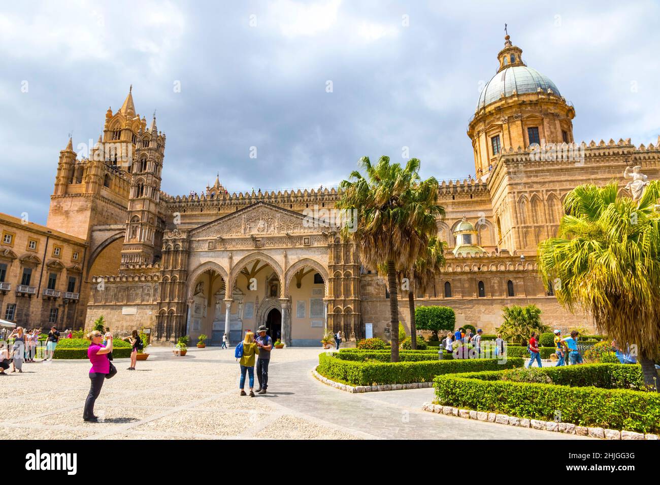 Palermo, Italien 10. Mai 2018 Kathedrale Von Palermo, Sizilien