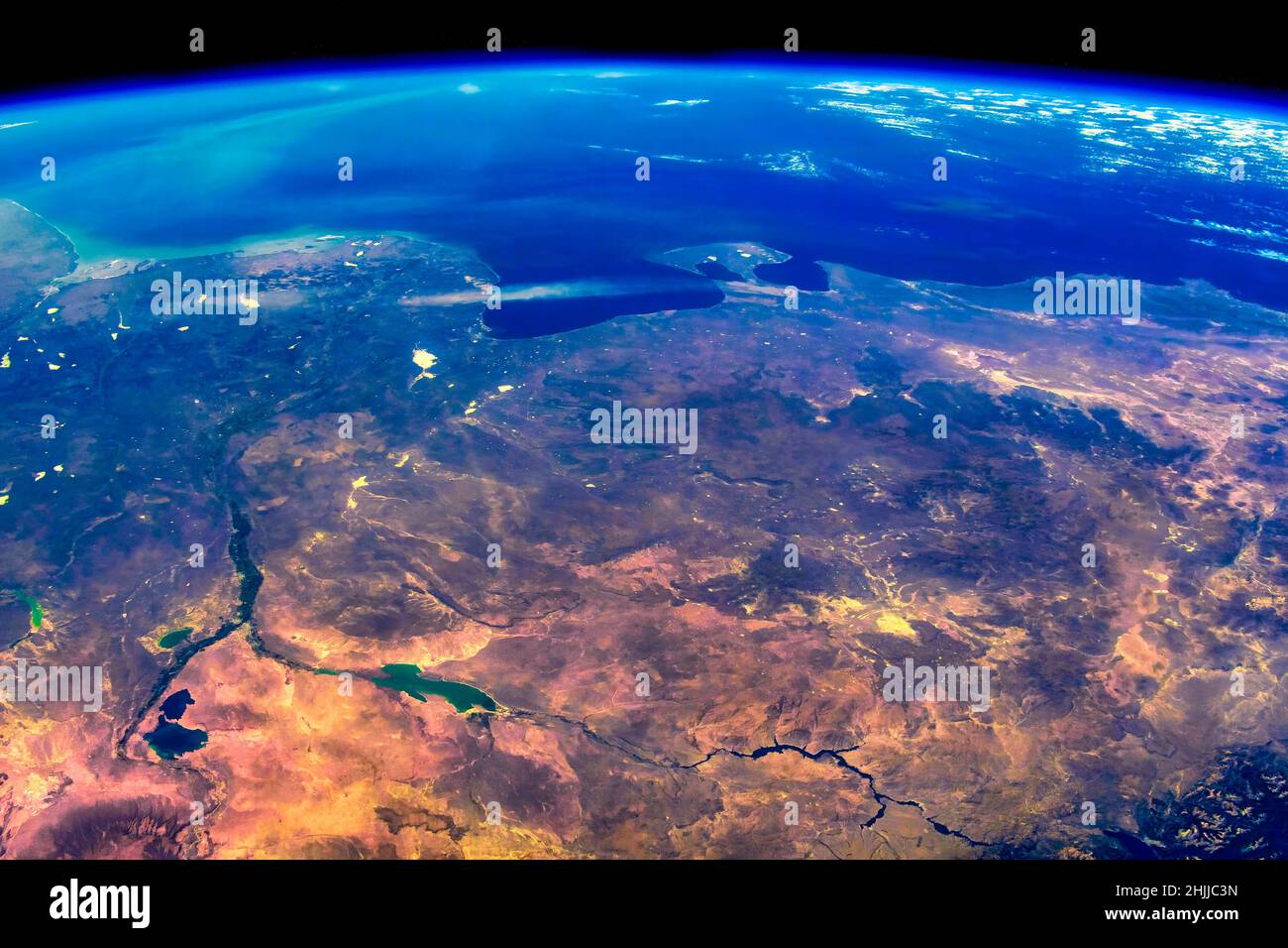 Raumfahrtprogramme und Exploration. Für die NASA-Verwendungshinweise: https://www.nasa.gov/multimedia/guidelines/index.html Stockfoto