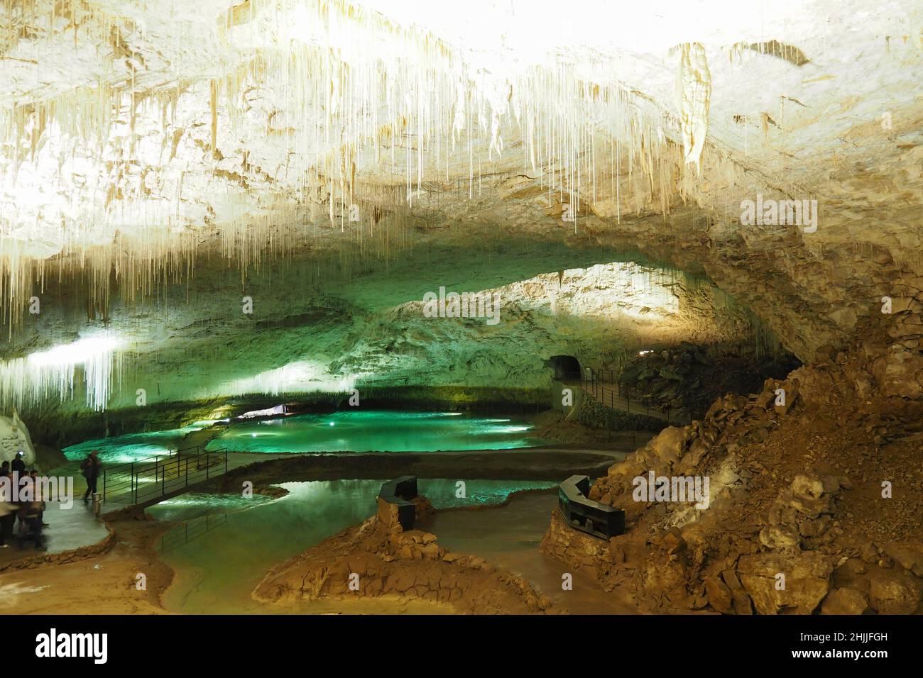 Grottes de Choranche, Vercors, Isère, Rhone Alpes Auvergne, Frankreich, Europa Stockfoto