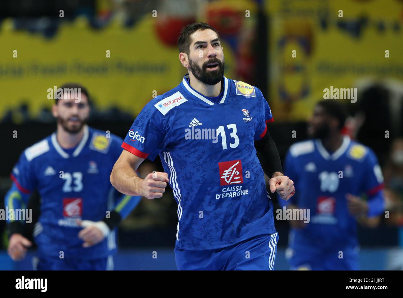 Handball EHF 2022 Herren Handball Europameisterschaft Placement Match 3/4 Frankreich gegen Handball EHF 2022 Herren Handball Europameisterschaft Placement Match 3/4 Frankreich gegen