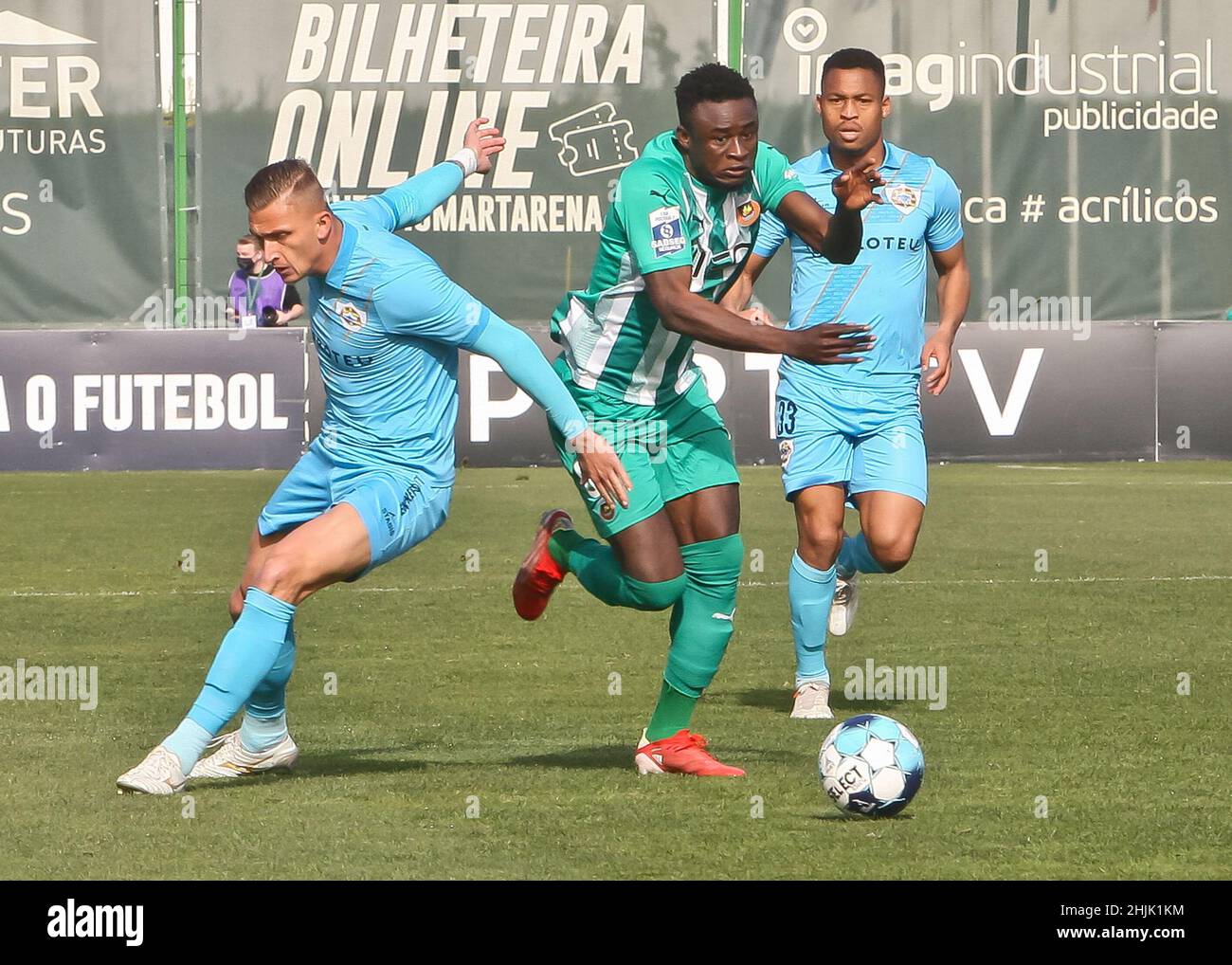 Vila Do Conde 01 30 2022 Heute Nachmittag Veranstaltete Der Rio Ave Futebol Clube Den Varzim Sport Club Im Rio Ave Futebol Clube Stadium In Vila Do Conde In Einem Spiel Das Fur