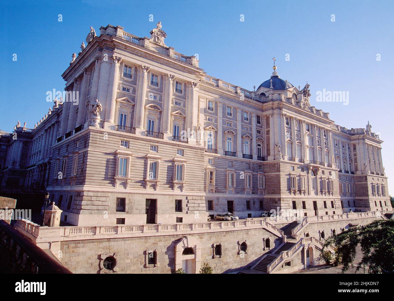 Royal Palace. Madrid, Spanien. Stockfoto