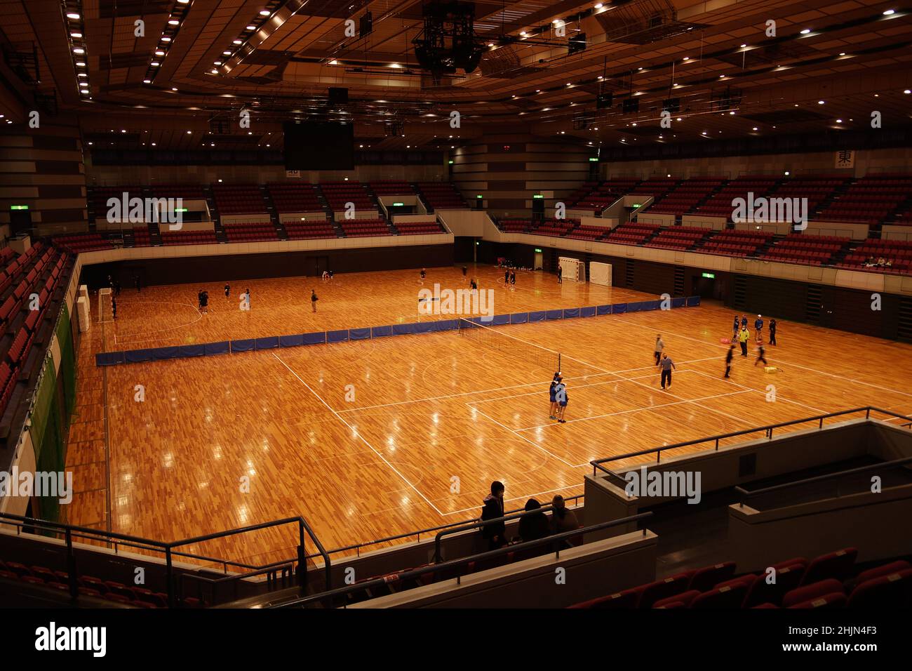 Hamamatsu, Shizuoka, Japan, 2022/30/01 , Innenraum der Hamamatsu Arena, einer Mehrzweck-Hallensportarena in Hamamatsu, Shizuok Stockfoto