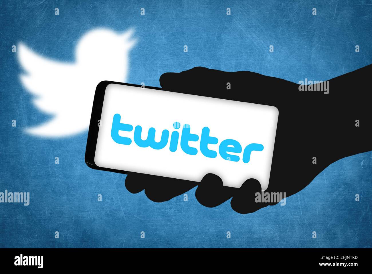 Twitter Social Networking Unternehmen Stockfoto