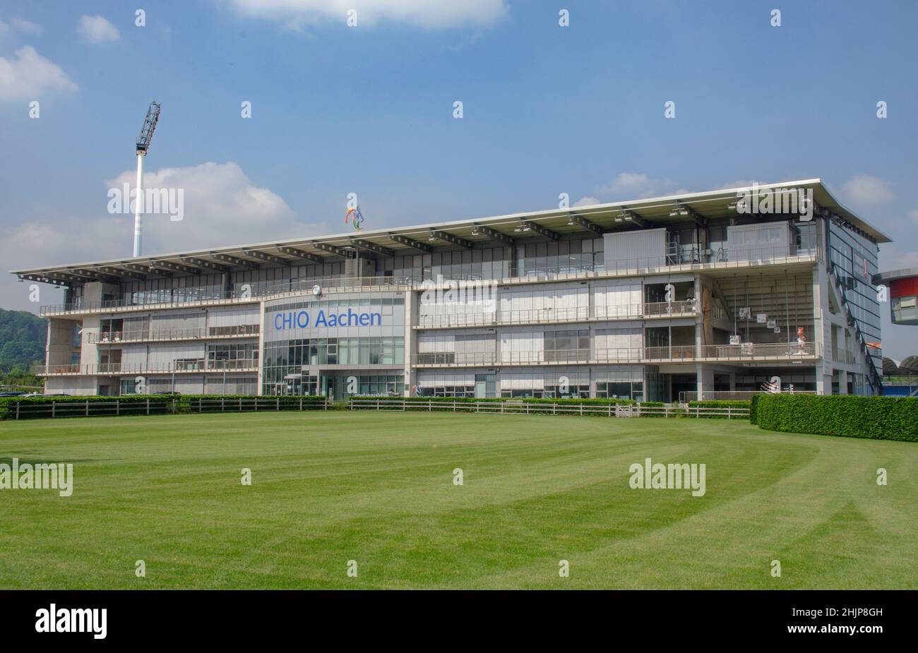 Aachen Juni 2021: Das CHIO-Stadion in Aachen Stockfoto