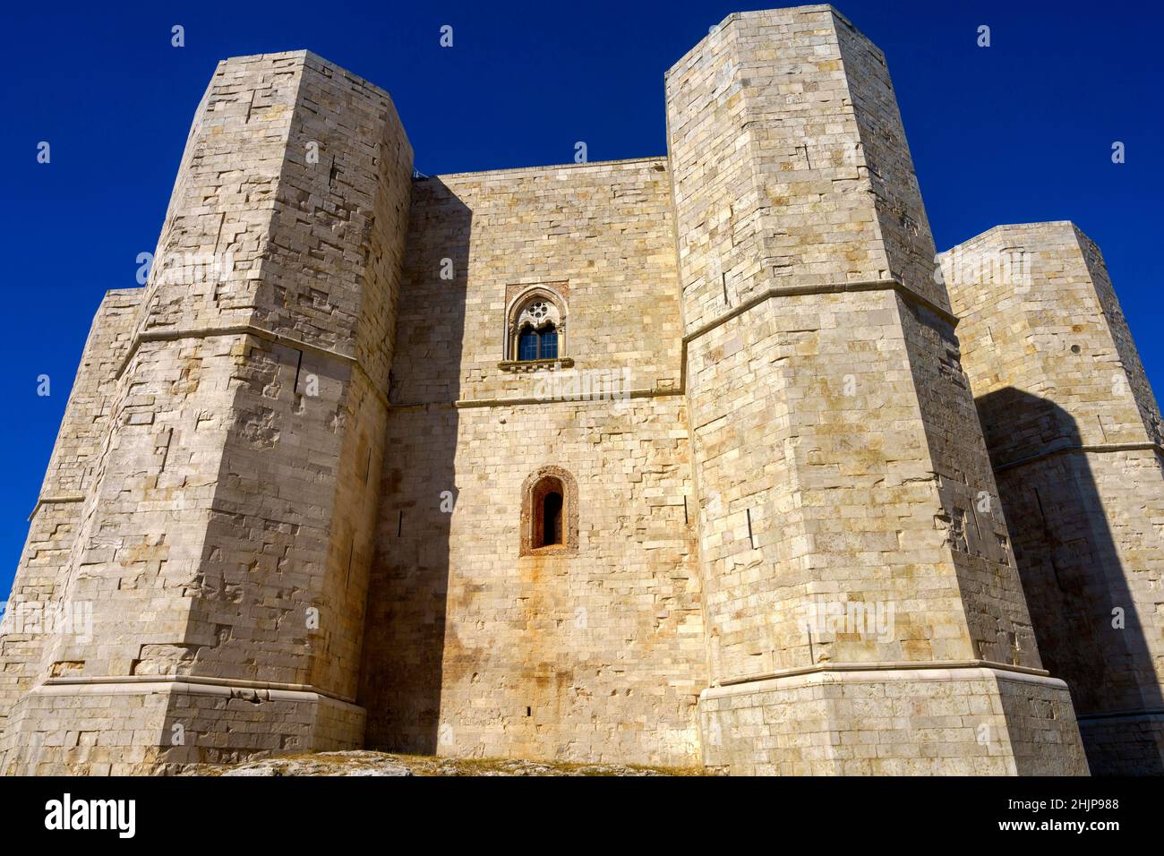 Castel del Monte, historisches Schloss in der Provinz Barletta Andria Trani, Apulien, Italien Stockfoto